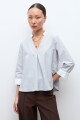 Blusa rayada beige