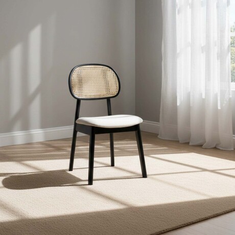 SILLA DE COMEDOR MADERA NEGRO DARRION