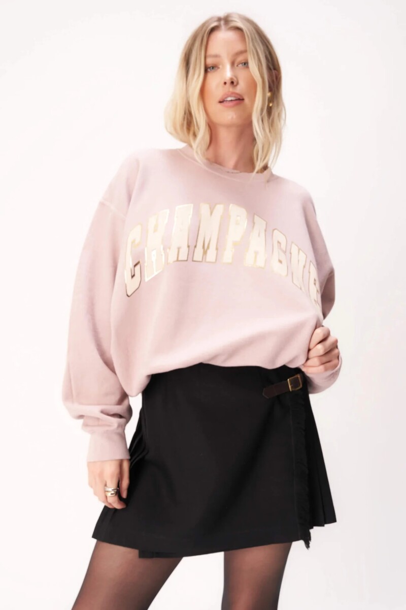 CHAMPAGNE SWEATSHIRT Rosa