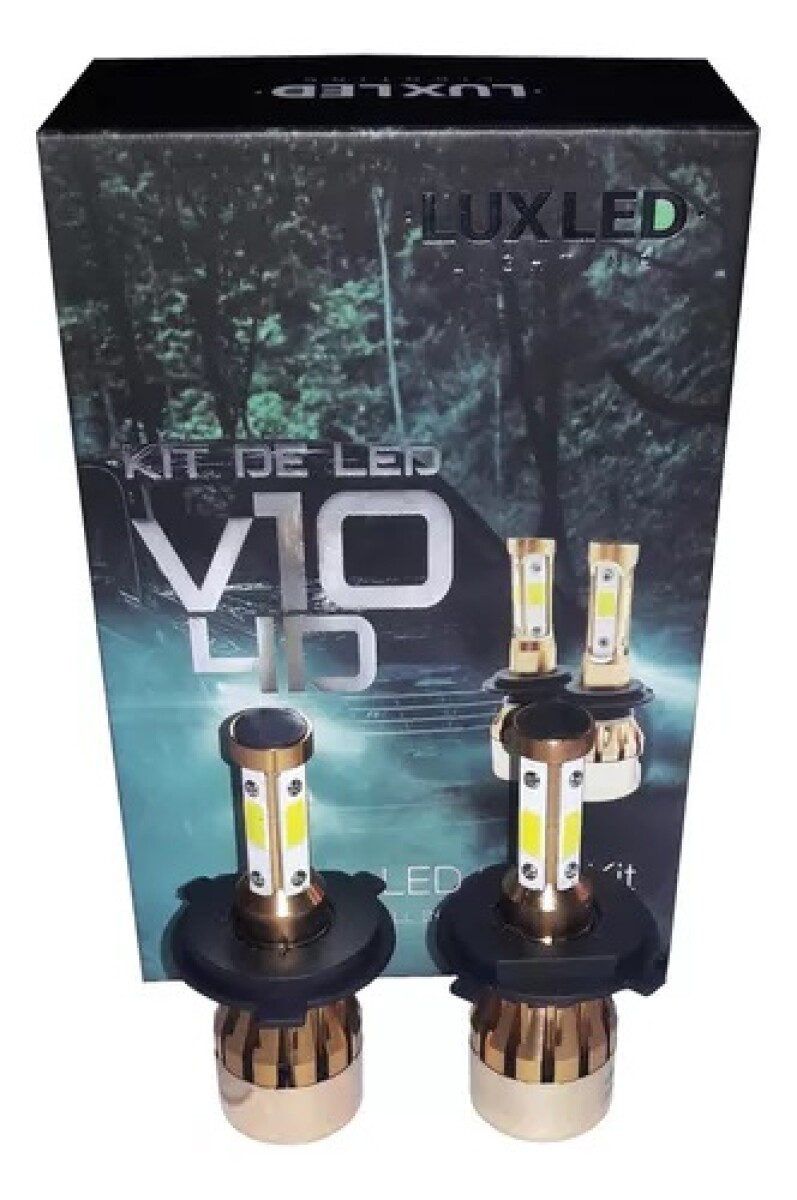 KIT LED H11 / H8 V10 4 CARAS 56.000LM - 6500K 