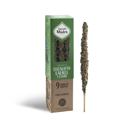 Incienso Linea Hierbas Eucalipto Laurel Y Cedro Sagrada Madre Linea Hierbas Eucaliptus Laure