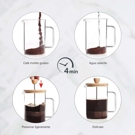 Cafetera Prensa Francesa Manual 3 Tazas 350 ml Lacor Cafetera Prensa Francesa Manual 3 Tazas 350 ml Lacor