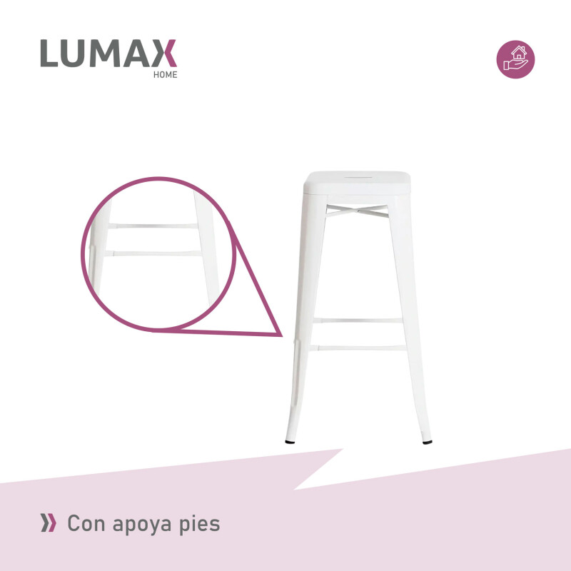 Taburete Tolix Hogar Pub Muebles Blanco