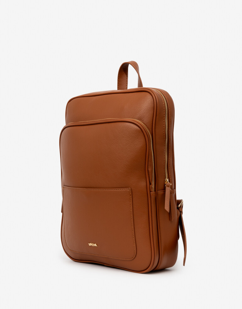 Mochilas Urbanas Portanotebook Con Correas - Marron Suela