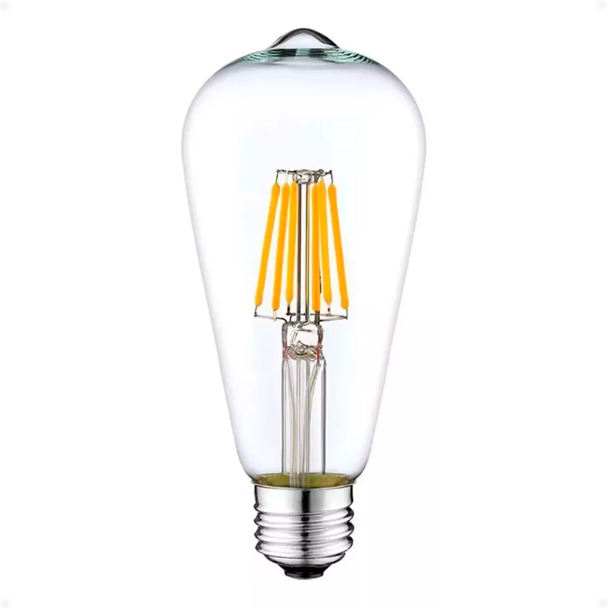 Lámpara Filamento LED Pera Luz Fría E27 Vintage 