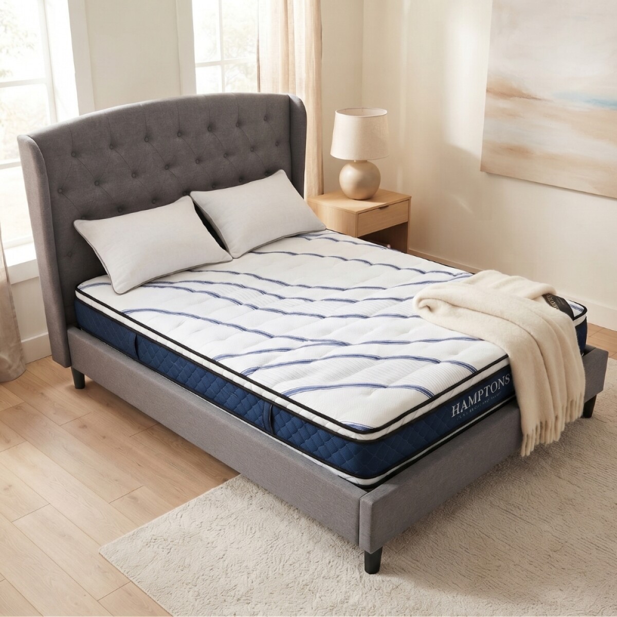 Sommier Queen HAMPTONS Scandium con Respaldo 