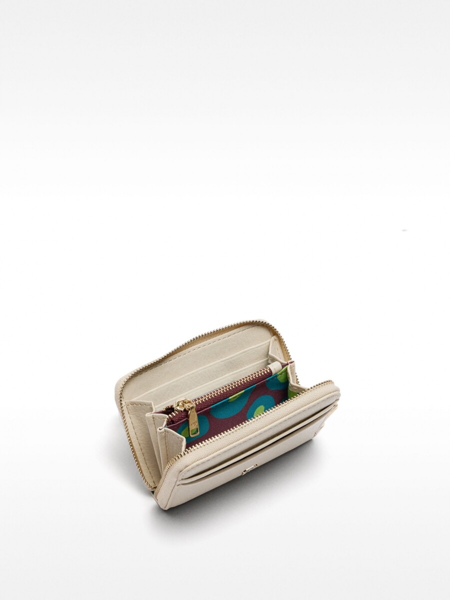 Cartera Básica Con Textura crudo