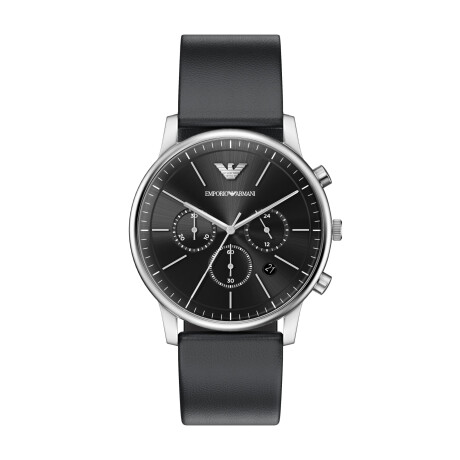 Reloj EMPORIO ARMANI MINIMALIST Cuero Negro Esfera 42mm 0