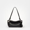 Mini bag Anya en cuero graneado Negro