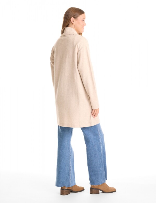 Cardigan Abierto Soft BEIGE