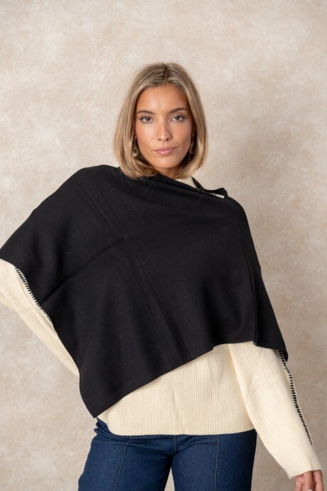 PONCHO SACHA Negro