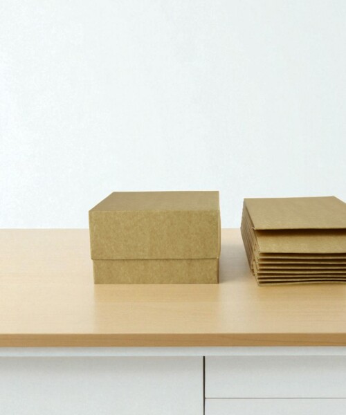 Pack x 20 unid - caja 06 eco 15x16x9 cm. REVERSIBLE BLANCO MADERA
