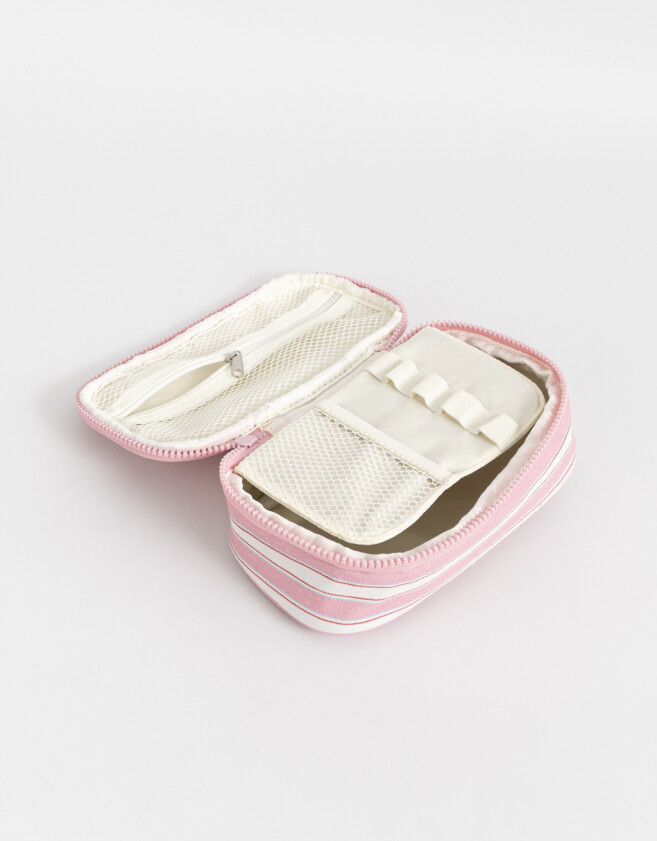 Cartucheras Con compartimentos Cartuchera Estampada - Rosa Claro