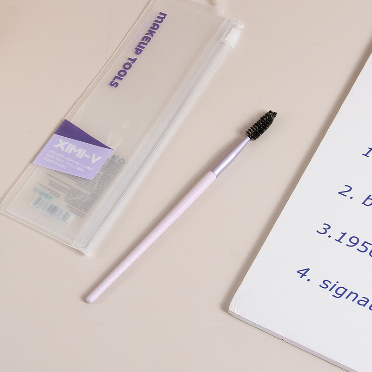 Cepillo Para Cejas Y Pestañas - Lila 