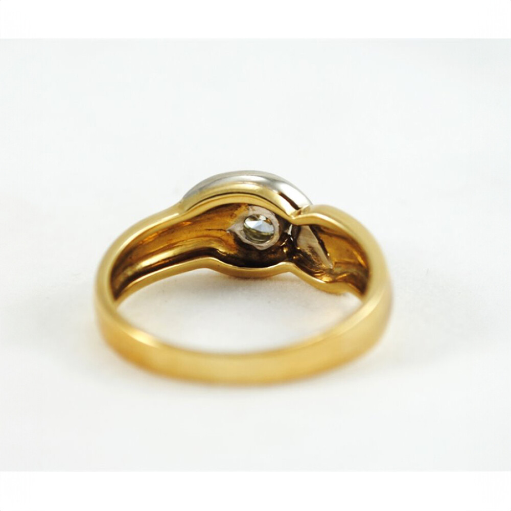 Anillo Oro 18K Con Brillante Anillo Oro 18K Con Brillante