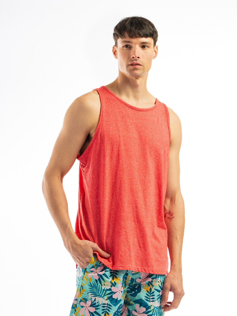 Musculosa Lisa BGDH MB-23 - Coral Melange 