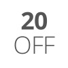 20 % OFF