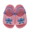 Sandalias Infantiles Disney Slide Baby Rosado - Azul