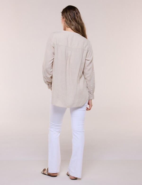 Blusa Lino BEIGE