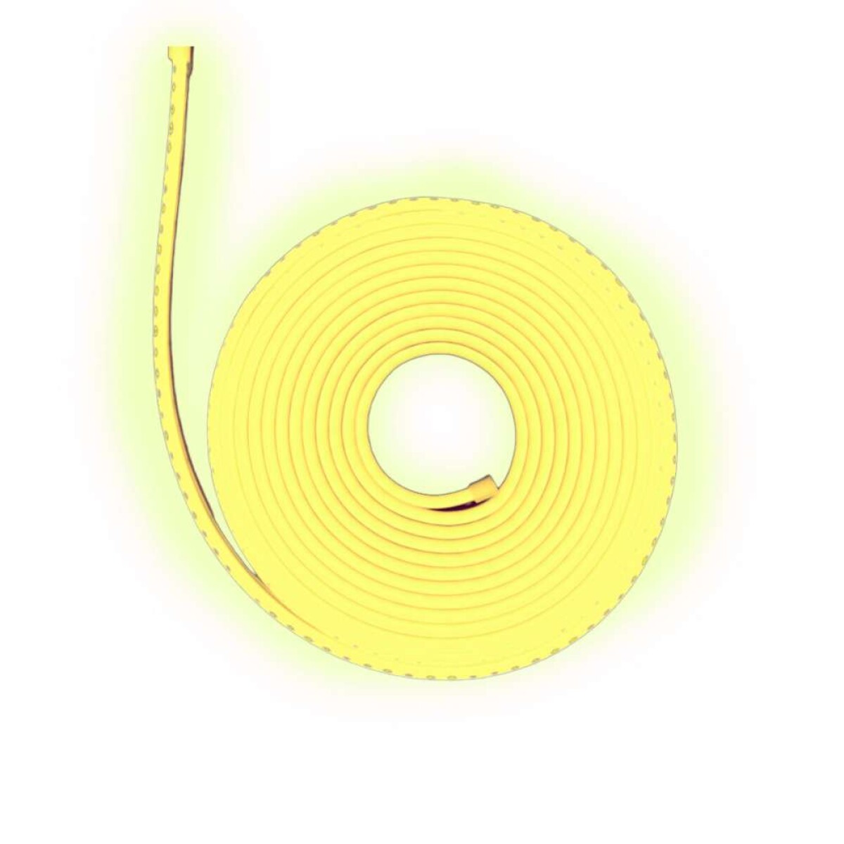 Kit Completo Cinta Tira Led Neon Flexible 5 Metros - Amarilla 