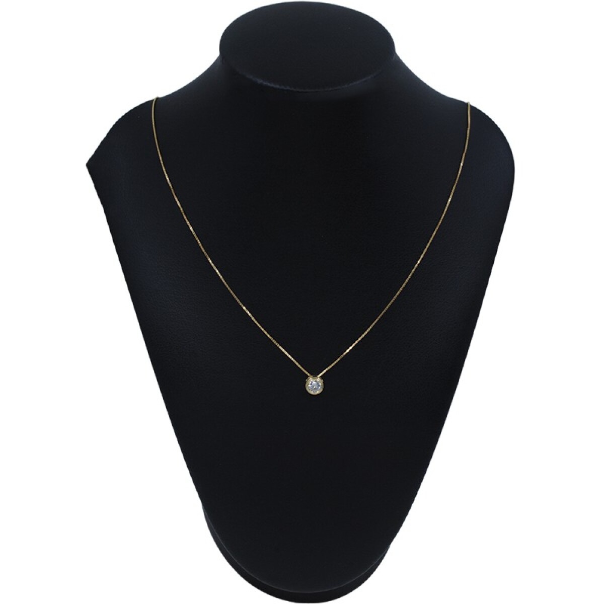 Dije En Oro 18K Y Brillante 