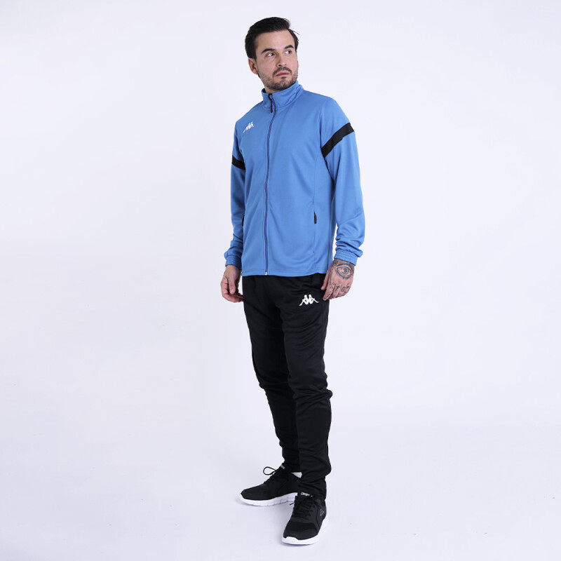 Buzo Futbol Kappa4Soccer Dalcito Hombre Blue Nautic/black