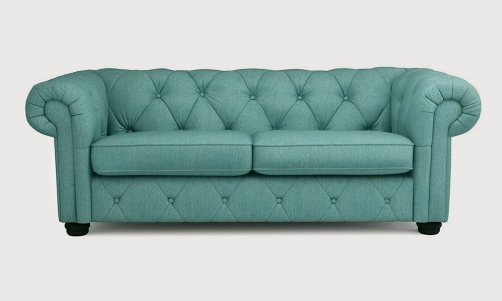 Sillón Chesterfield Verde