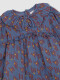 Vestido Estampado Geometrico Azulado