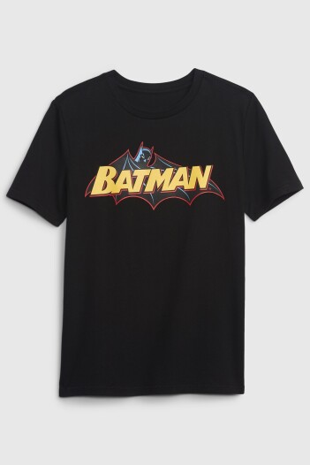 Remera Gráfico Superhéroe Niño Black 200