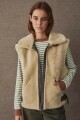 CHALECO EKO Fur Beige