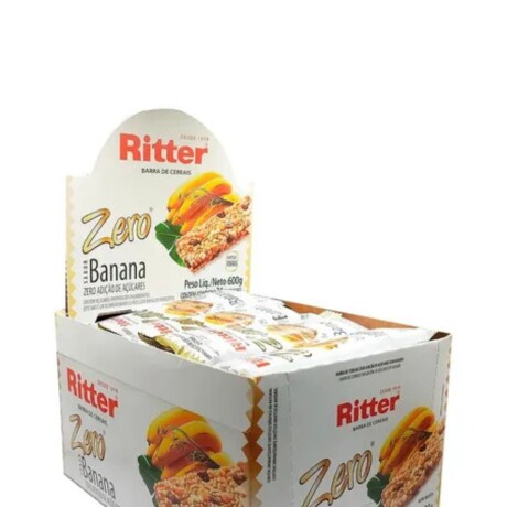 CEREAL BARRITA RITTER ZERO BANANA 25GRS DISPLAY X24 CEREAL BARRITA RITTER ZERO BANANA 25GRS DISPLAY X24