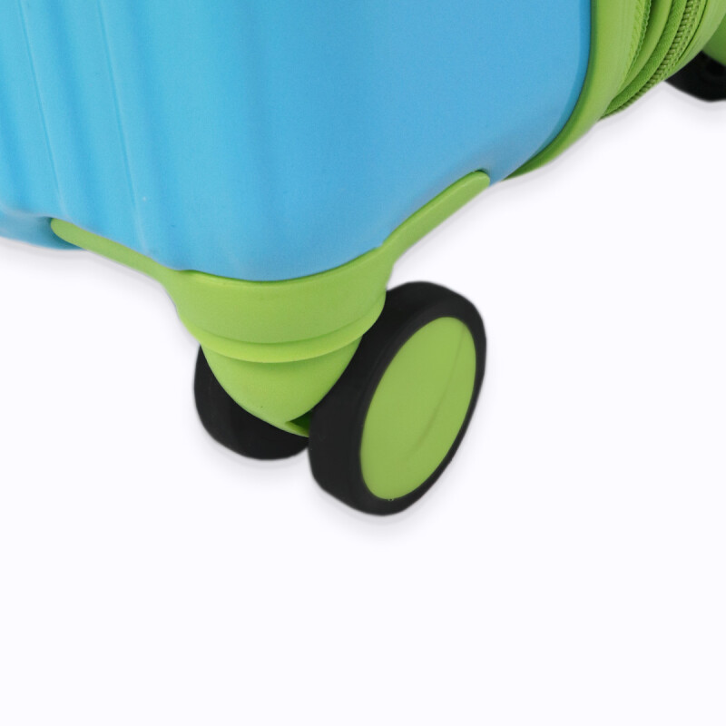 MALETA PLAST VERDE/CELESTE GDE Unica