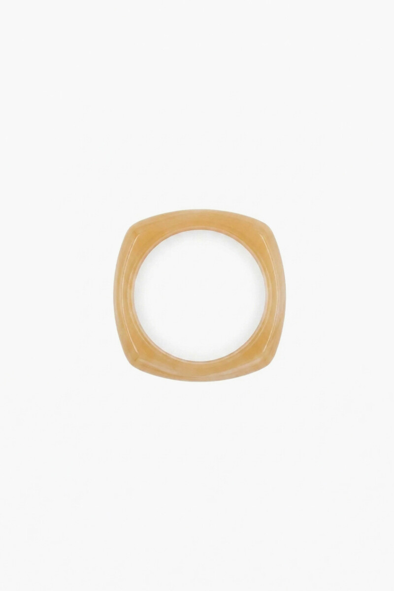 Pulsera acrilico beige