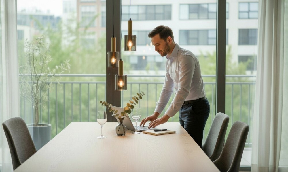 Luminaria decorativa triple bronce HD-1386-3 Luminaria Decorativa Triple Bronce Hd-1386-3