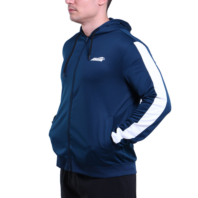 Campera Deportiva Hombre Avia King Marino-blanco