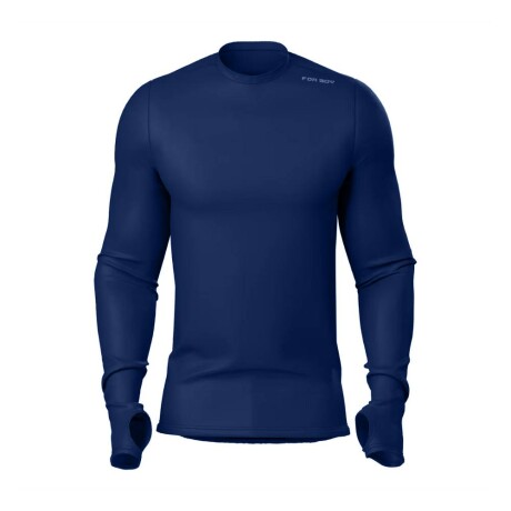 Camiseta térmica con protección UV 50+ Azul