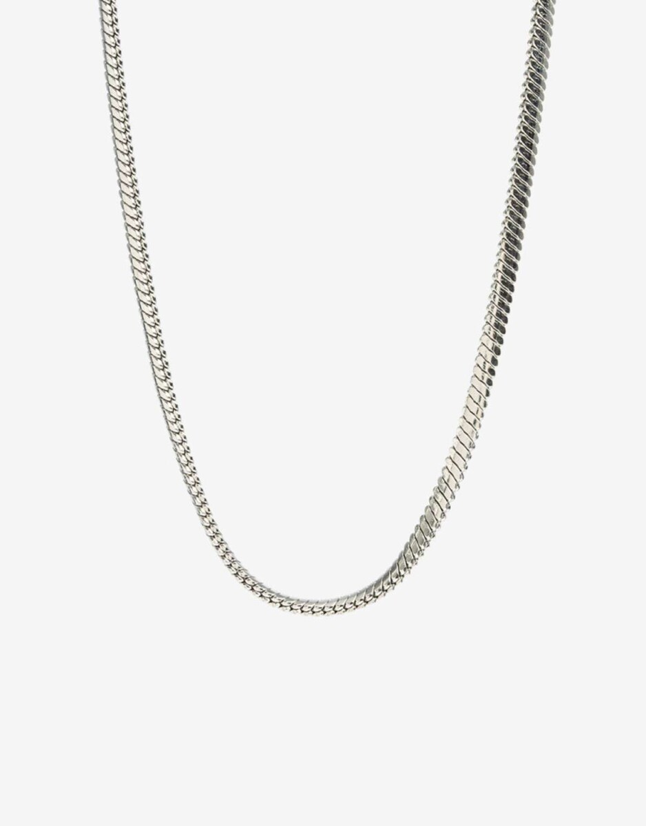 Collares Cortos Metal - Plateado 