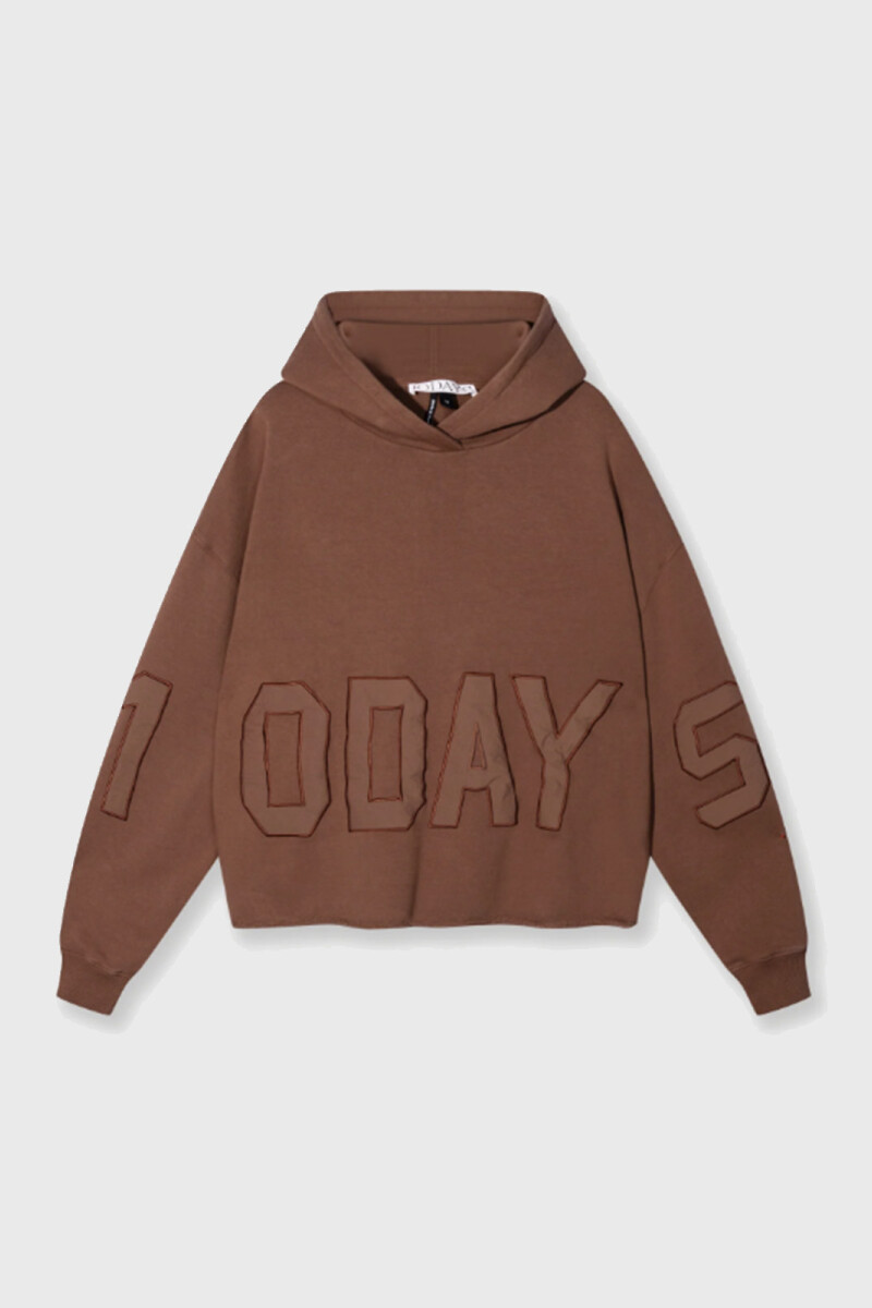 STATEMENT LOGO HOODIE Beige