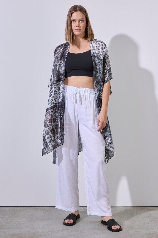 Kimono Print MULTI/GRIS