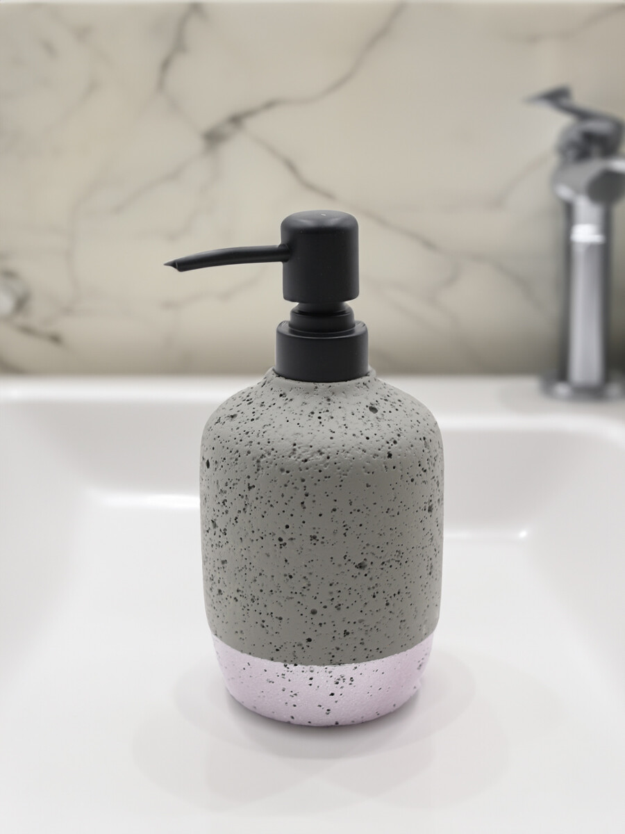 DISPENSADOR JABON OLIVO - GRIS OSCURO 
