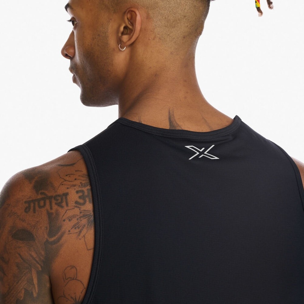 Aero Tank - Hombre Black/silver Reflective