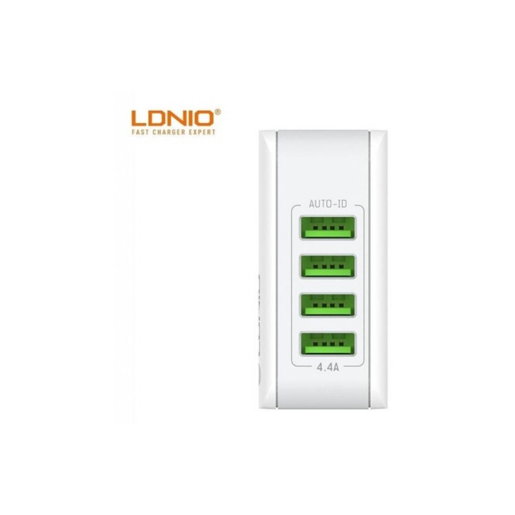 CARGADOR DE PARED 4 USB SMART IC 22W 4.4A CARGADOR DE PARED 4 USB SMART IC 22W 4.4A