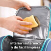 Lunchera Térmica Escolar con Manija - Turquesa Lunchera Térmica Escolar con Manija - Turquesa