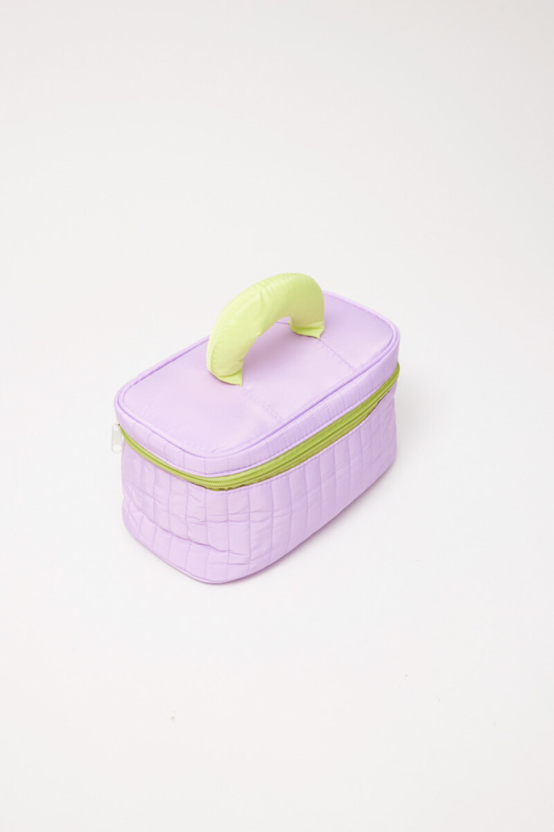 Necessaire Amarillo Y Lila