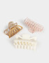 Broches Sets Set por 3 Set De Broches Combinados - Combinacion Multicolor