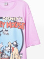 REMERA MICKEY AND THE CATS ROSA CLARO