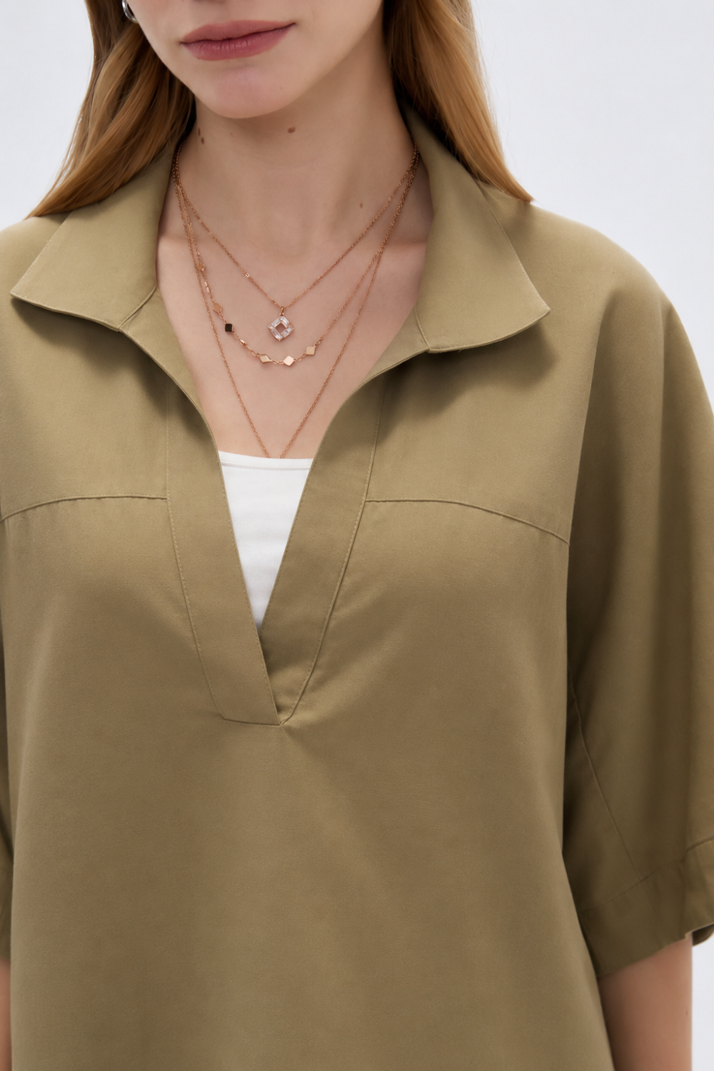 Blusa Kolvir Verde Oliva Claro