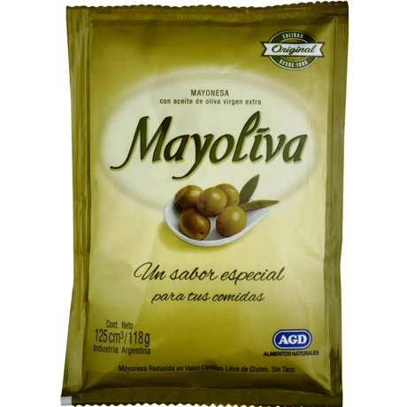 MAYONESA MAYOLIVA SACHET 125 CC MAYONESA MAYOLIVA SACHET 125 CC