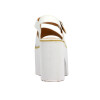 Sandalias Mujer Darkness Plataforma Blanco