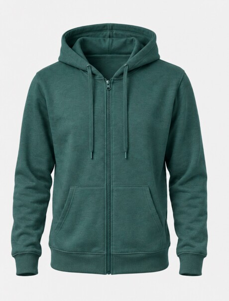 CAMPERA UNISSEX BÁSICA ADULTO VERDE